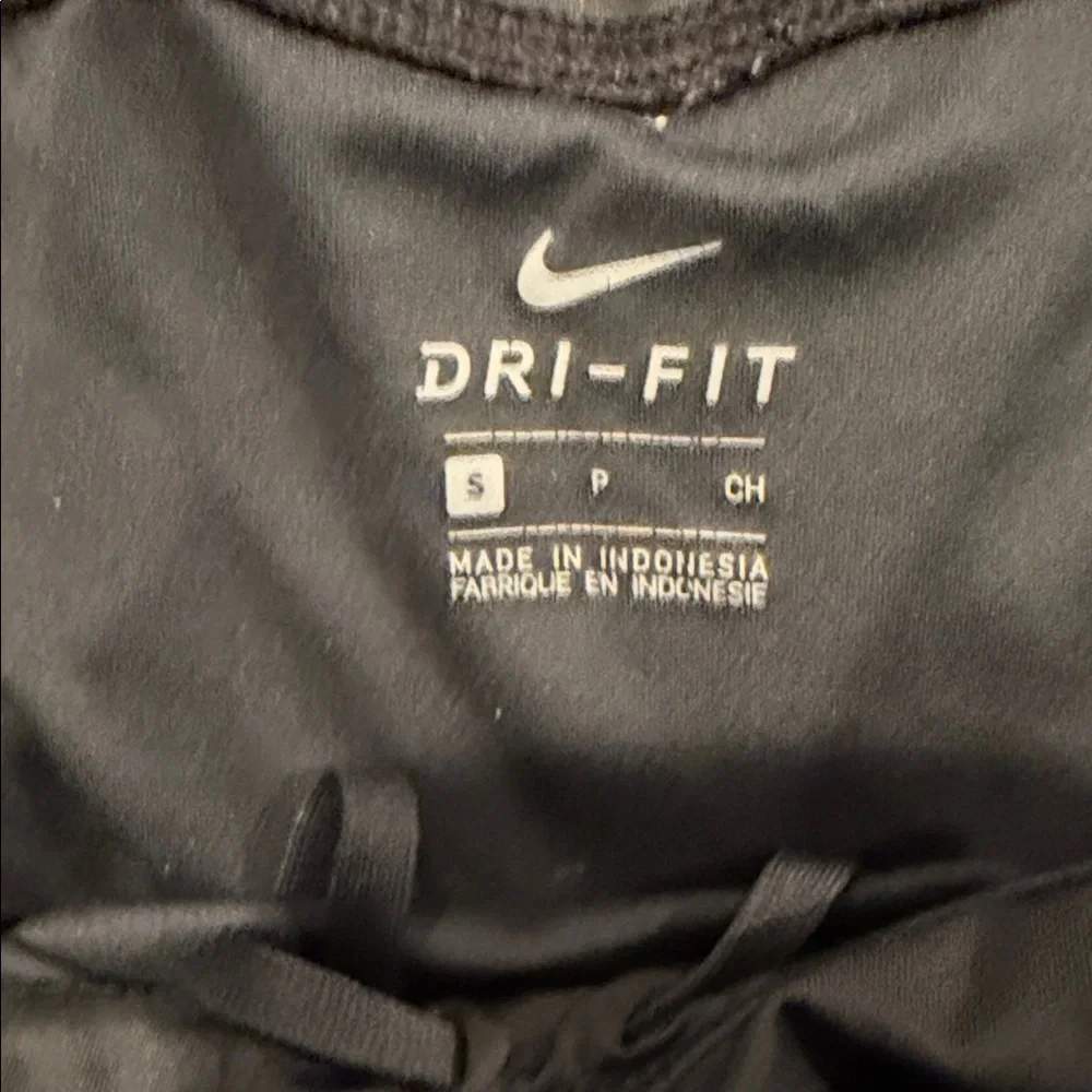 Nike Women's Black Athletic Shorts with Reflective Swoosh Size S